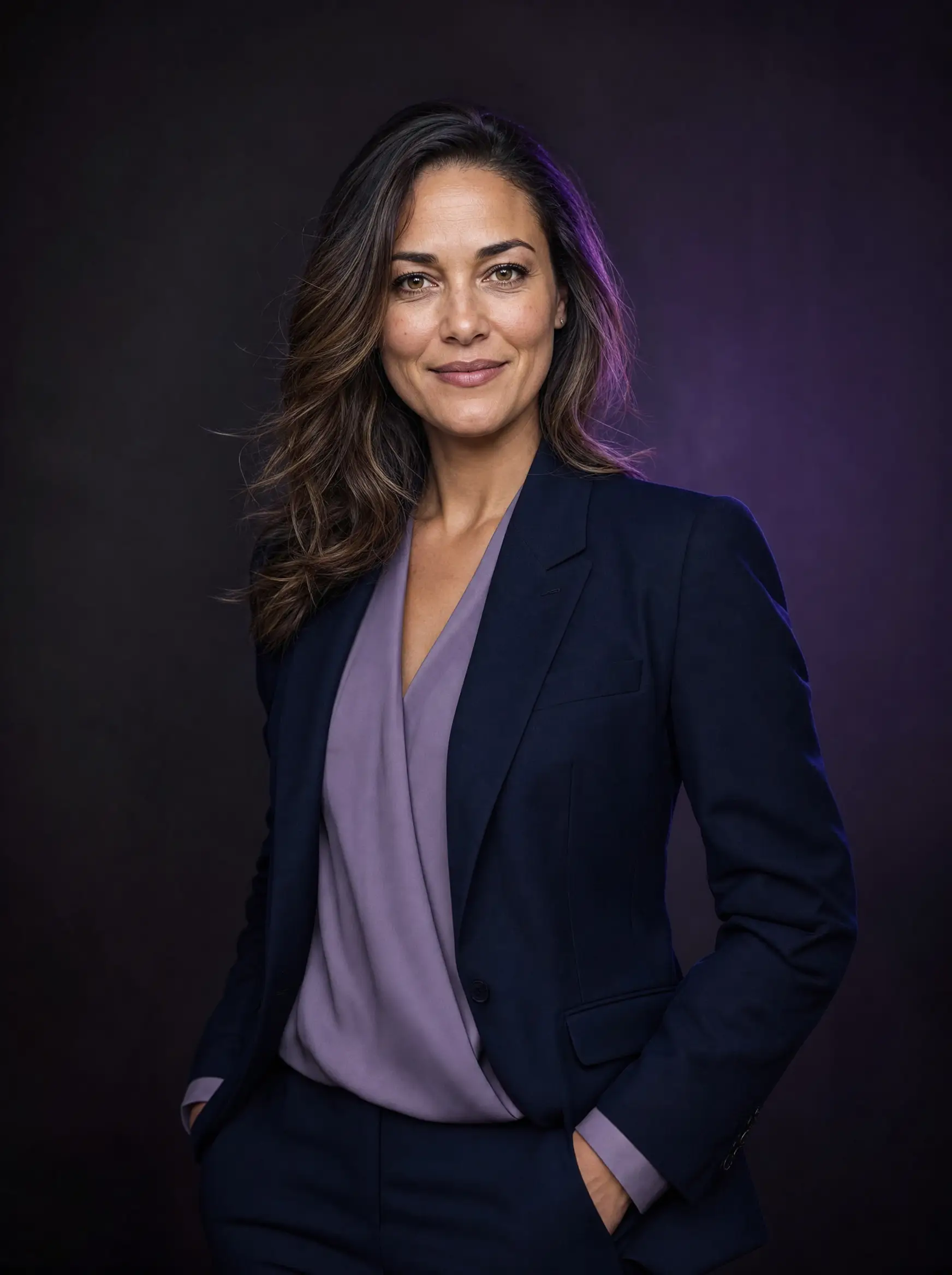 Concept portrait for Clara Baumann, a fictional Chief People Officer profile